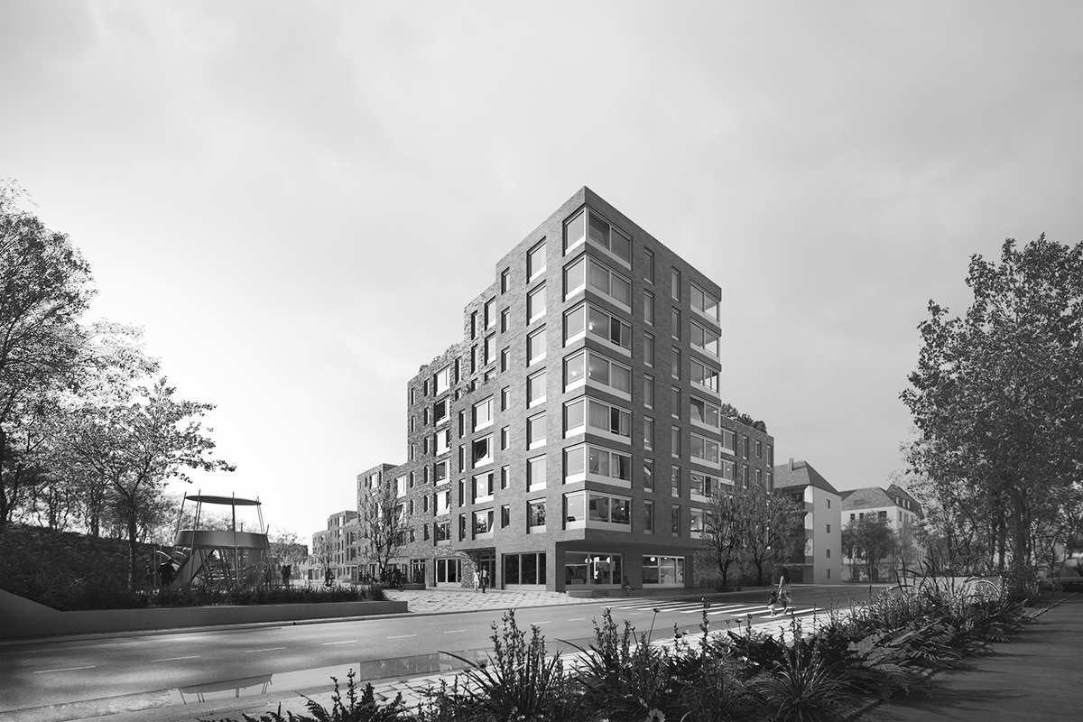 Kalker Hauptstraße Köln, Schenker Salvi Weber, Rendering, featured image